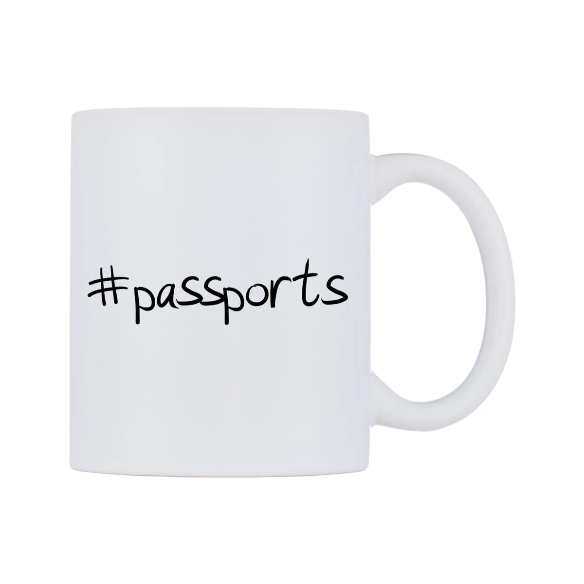 passports Mug — mug, left side, on a white background