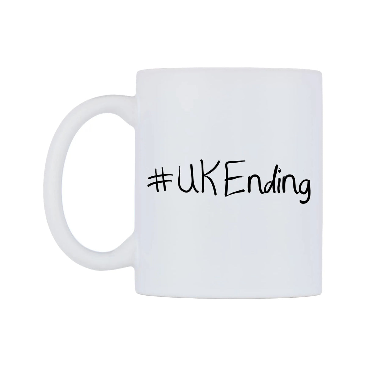 UKEnding Mug — mug, right side, on a white background