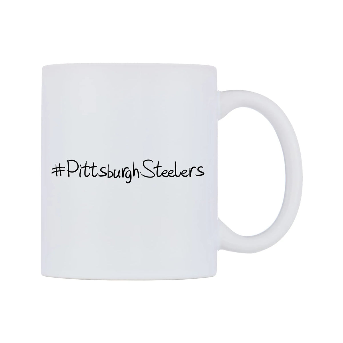 PittsburghSteelers Mug — mug, left side, on a white background