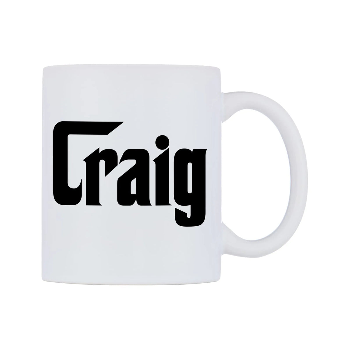 Craig - Godfather Themed Mug — white 11oz gloss mug, left side, on a white background