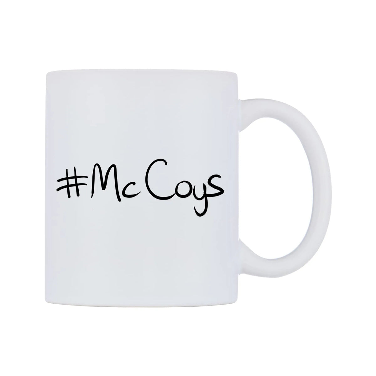 McCoys Mug — mug, left side, on a white background