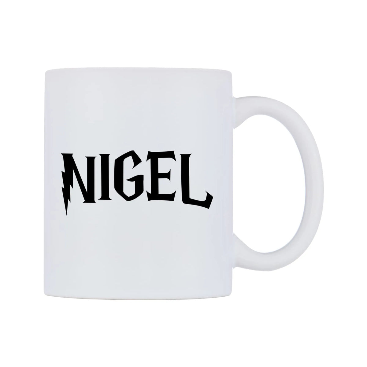 Nigel - Wizard Themed Mug — mug, left side, on a white background