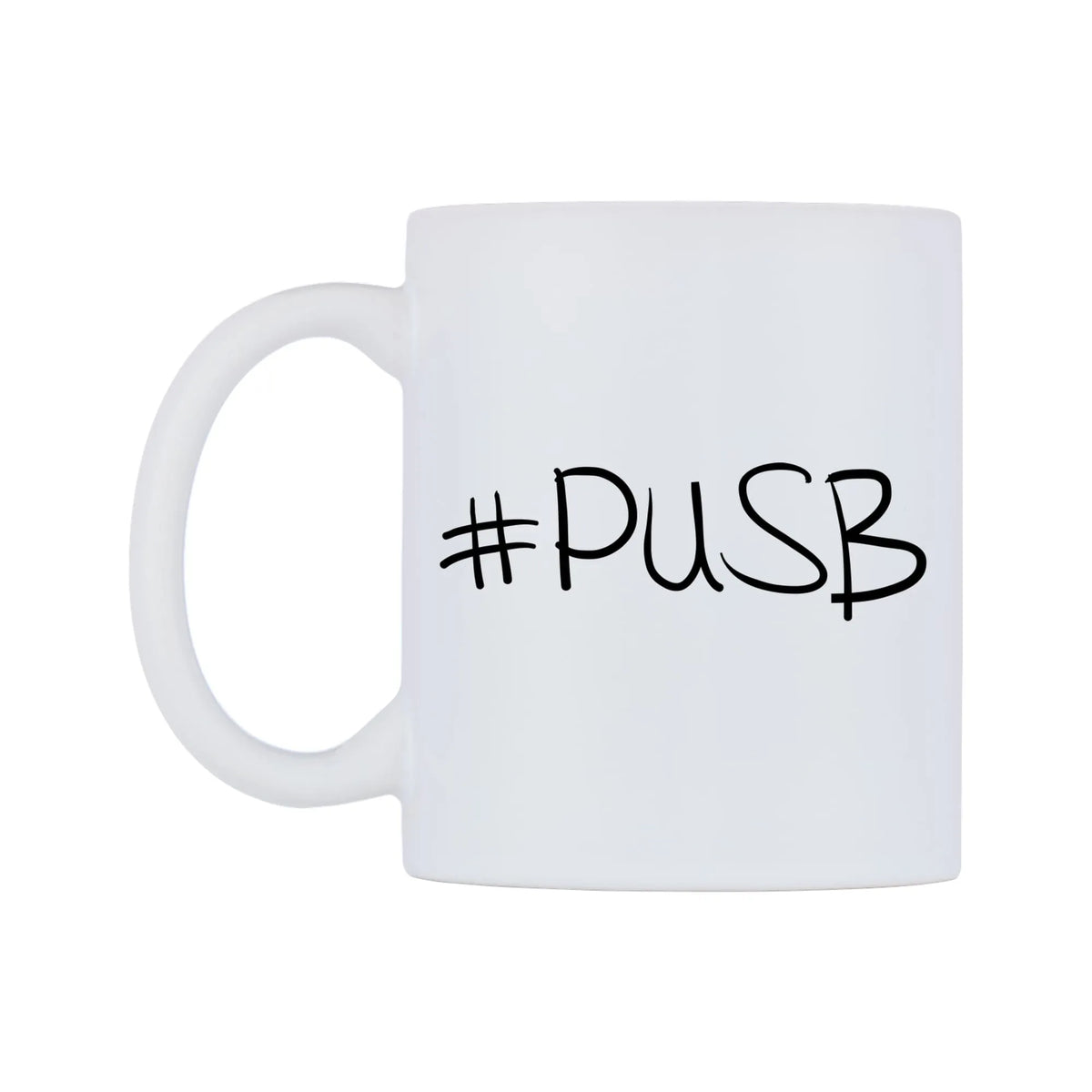 PUSB Mug — mug, right side, on a white background