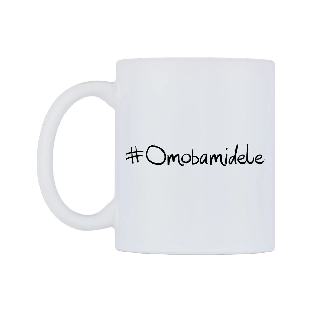 Omobamidele Mug — mug, right side, on a white background