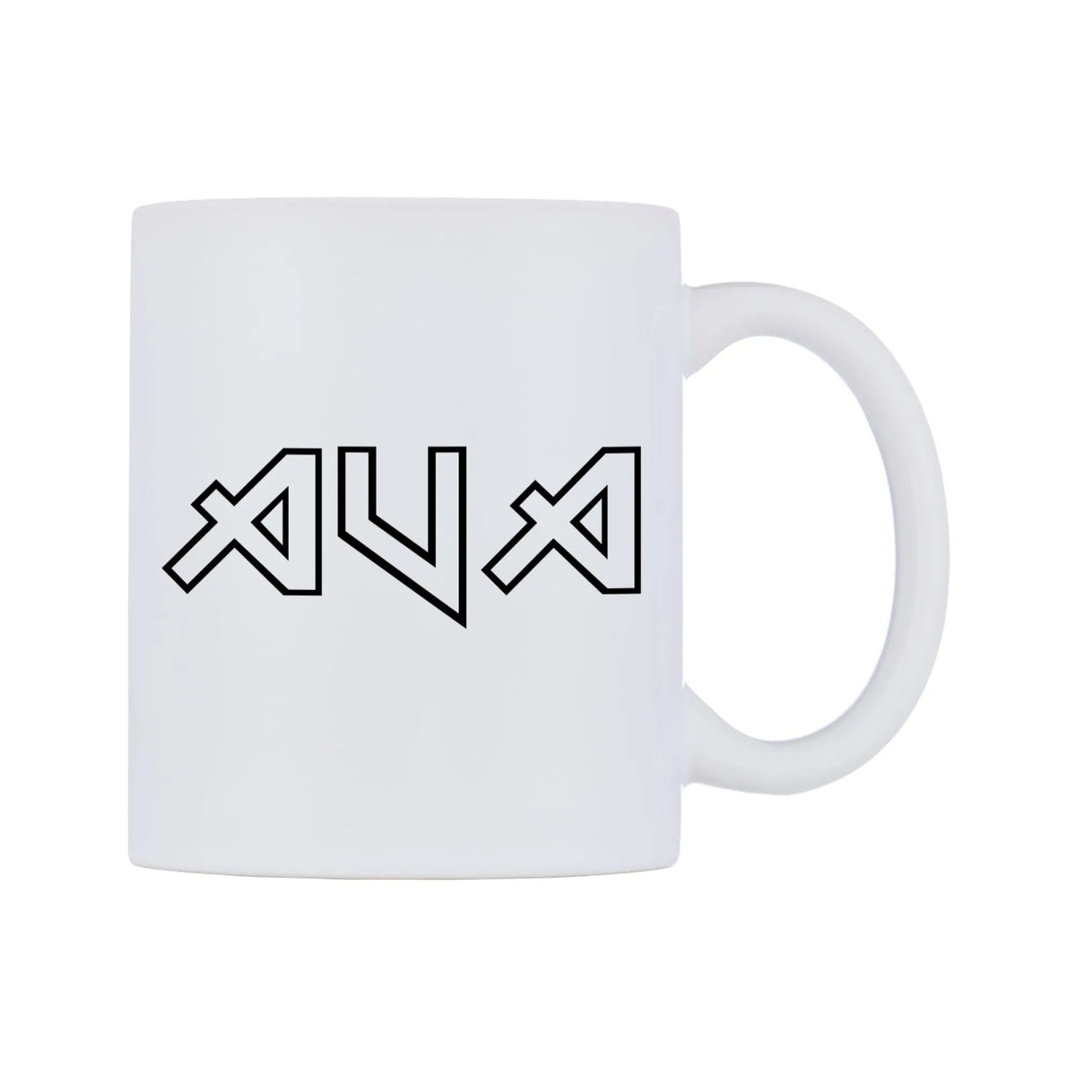 Ava - Iron Maiden Themed Mug — white 11oz gloss mug, left side, on a white background