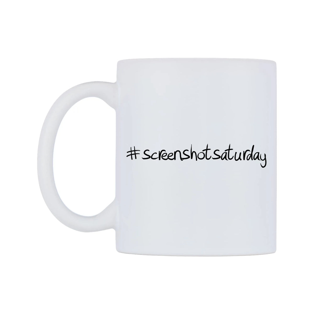 screenshotsaturday Mug — mug, right side, on a white background