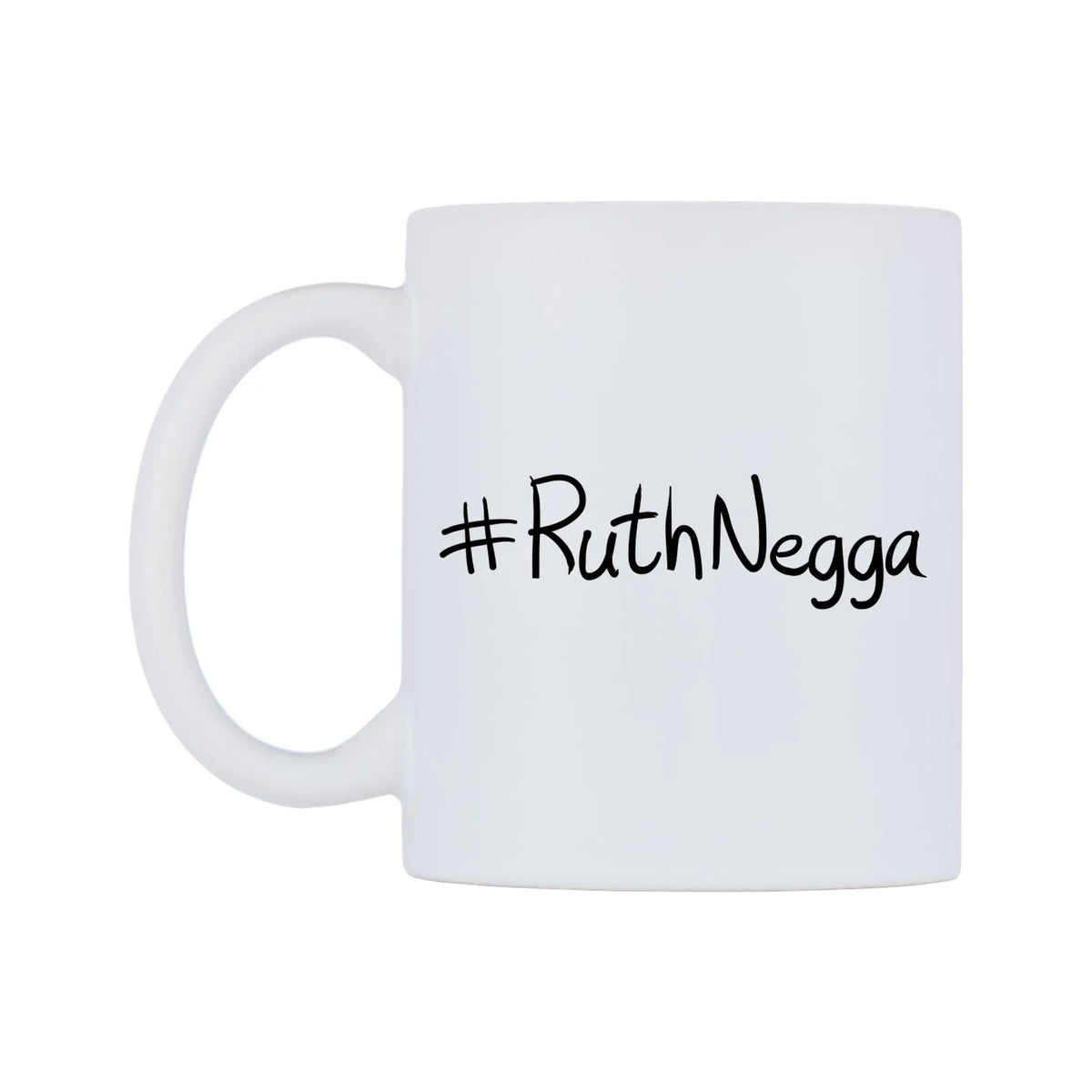 RuthNegga Mug — mug, right side, on a white background