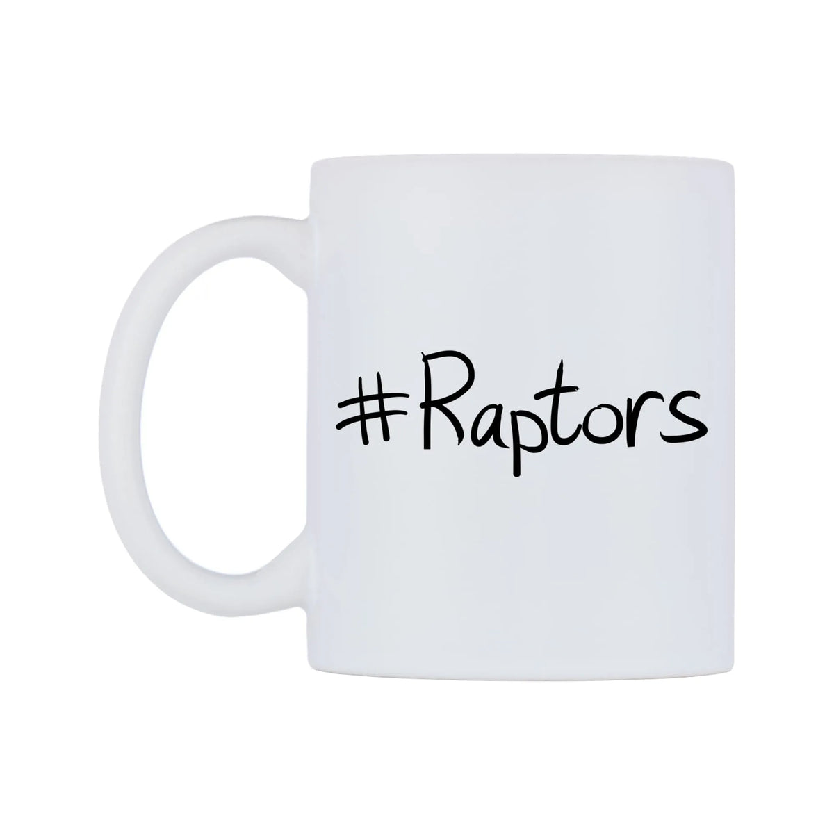 Raptors Mug — mug, right side, on a white background