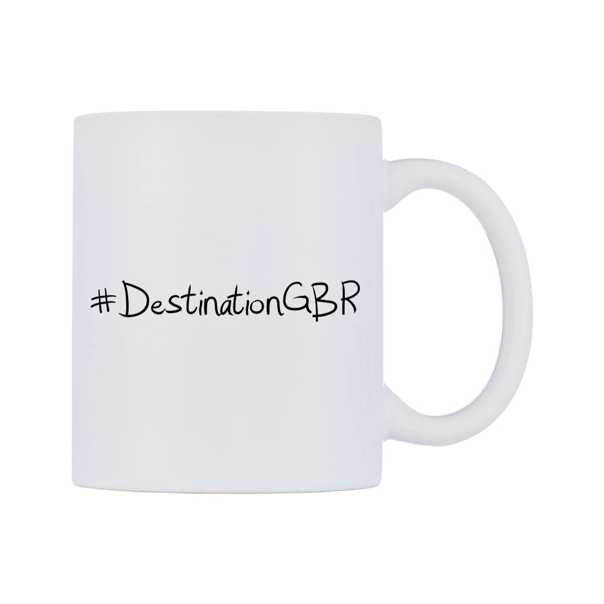 DestinationGBR Mug — mug, left side, on a white background