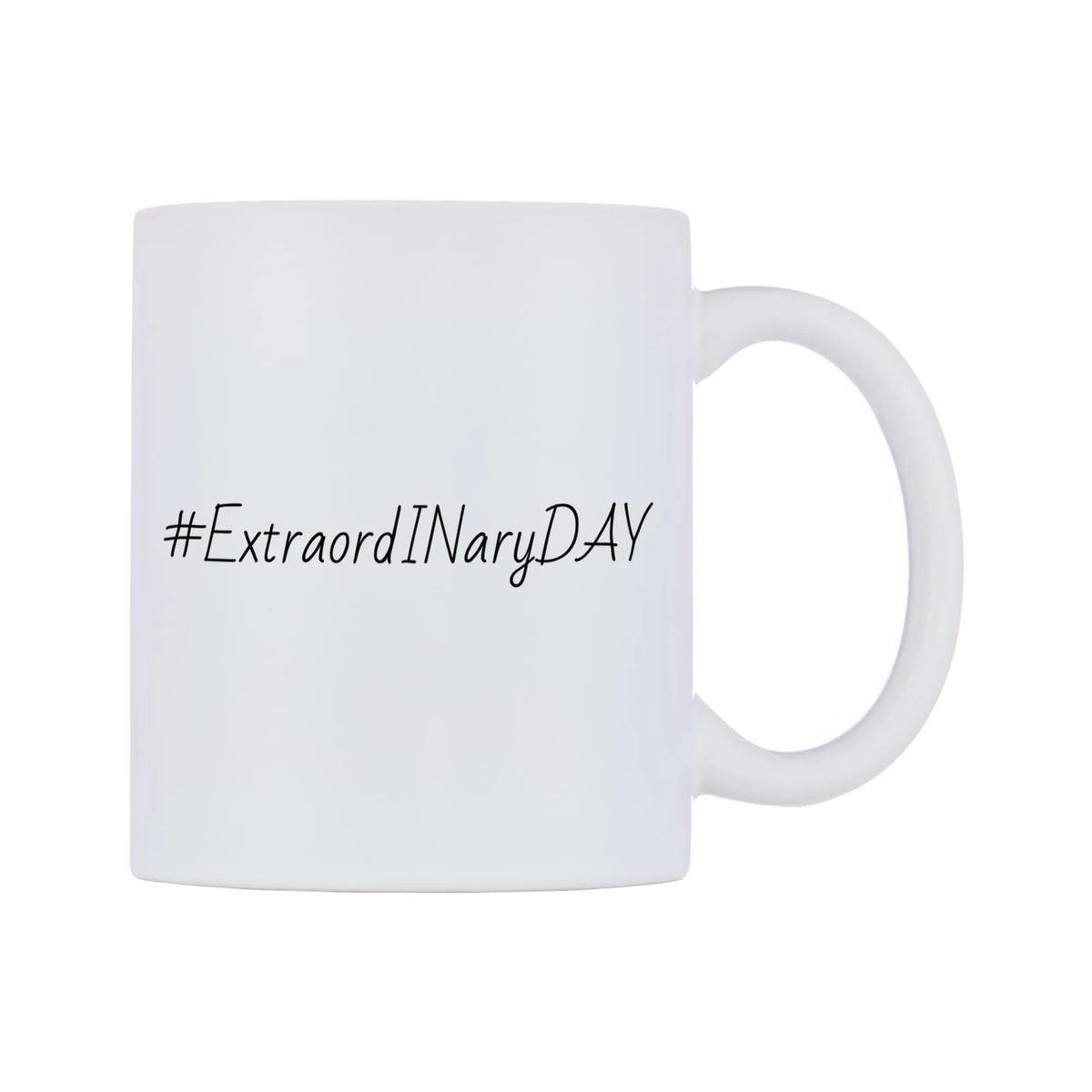 ExtraordINaryDAY Mug — mug, left side, on a white background