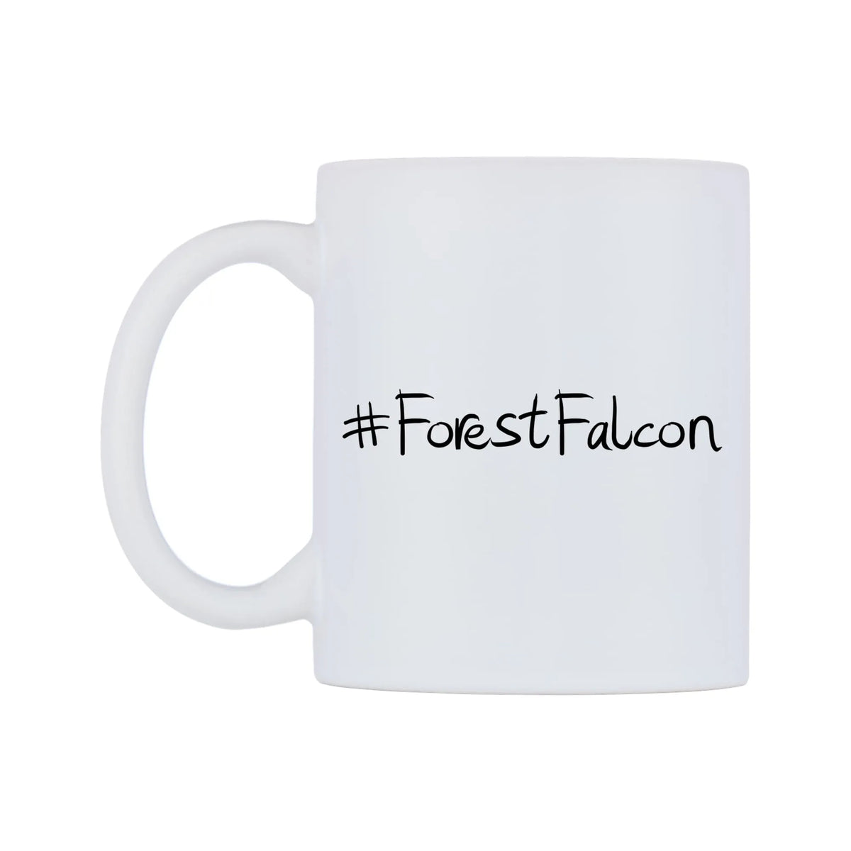 ForestFalcon Mug — mug, right side, on a white background