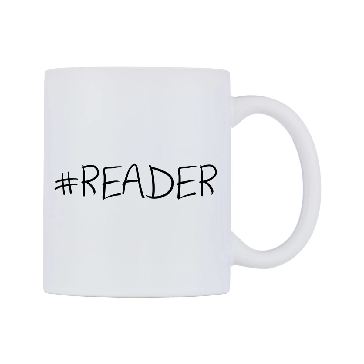 READER Mug — mug, left side, on a white background