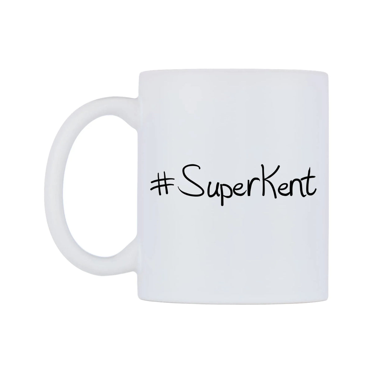 SuperKent Mug — mug, right side, on a white background