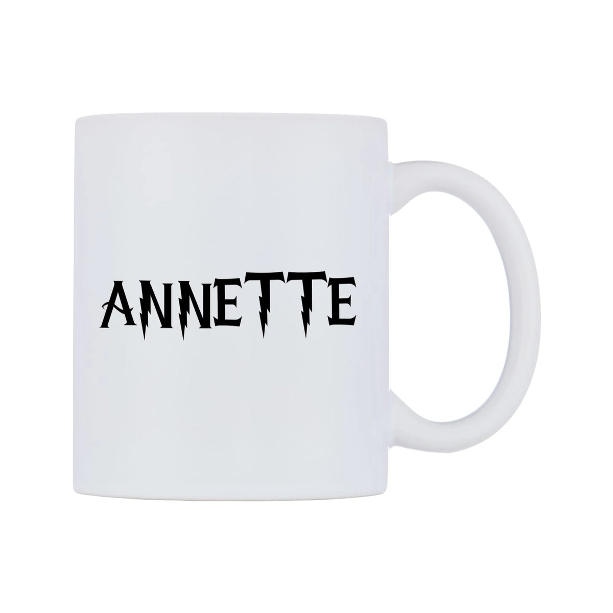 Annette - Wizard Themed Mug — mug, left side, on a white background