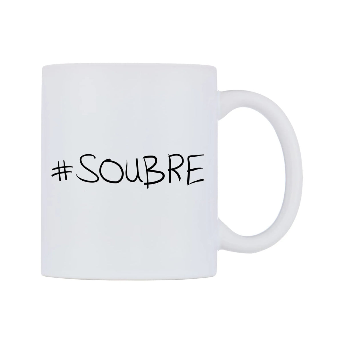 SOUBRE Mug — mug, left side, on a white background