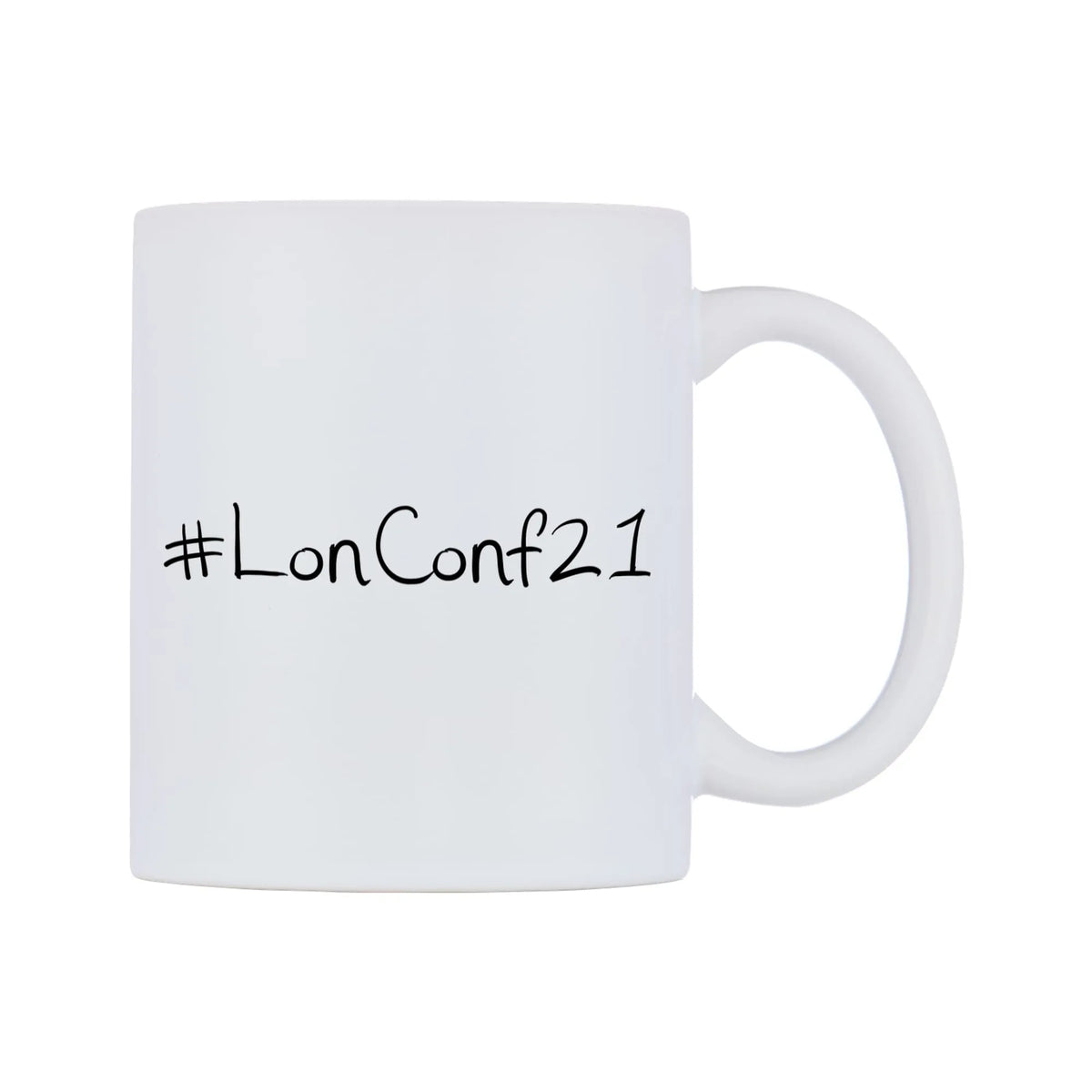 LonConf21 Mug — mug, left side, on a white background
