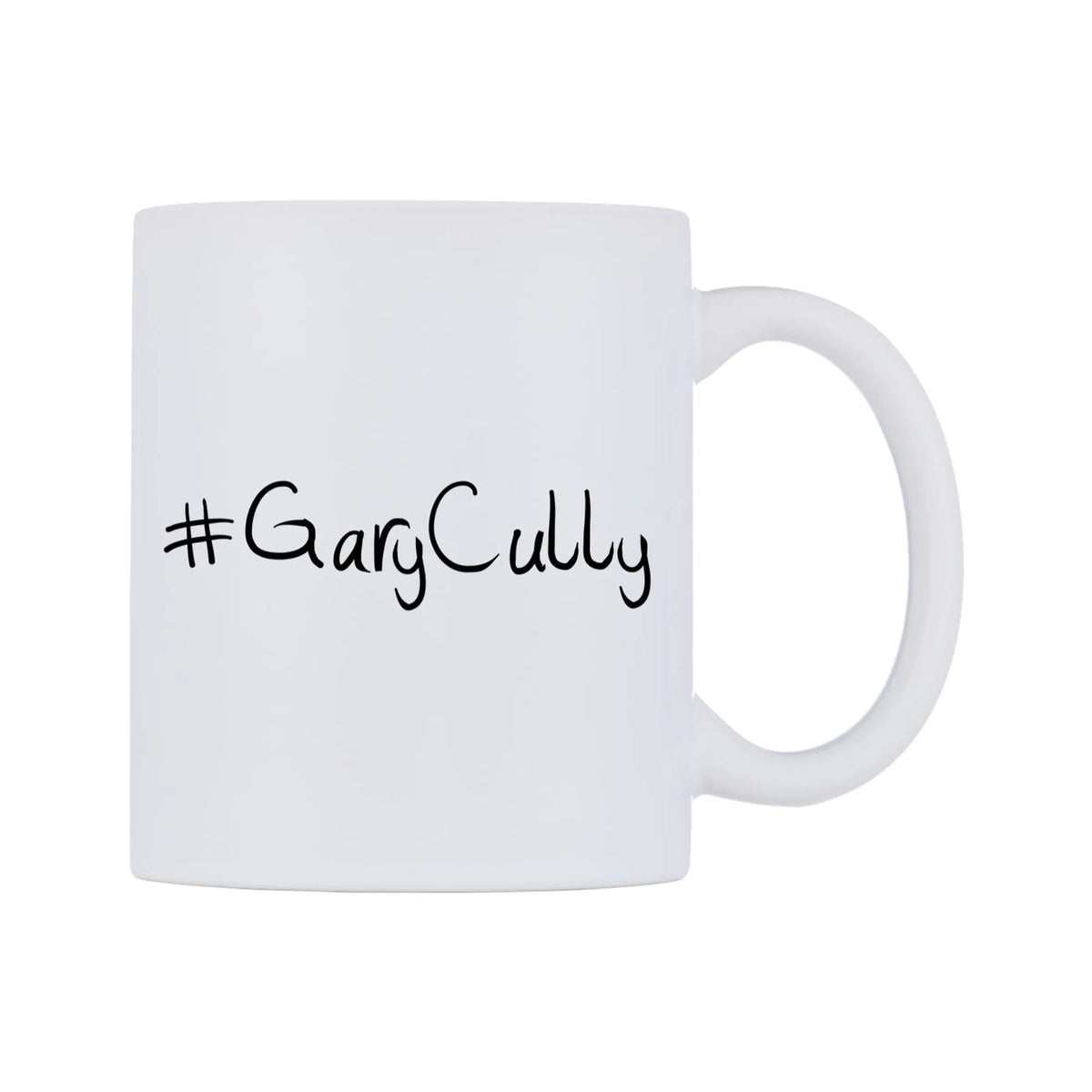 GaryCully Mug — mug, left side, on a white background