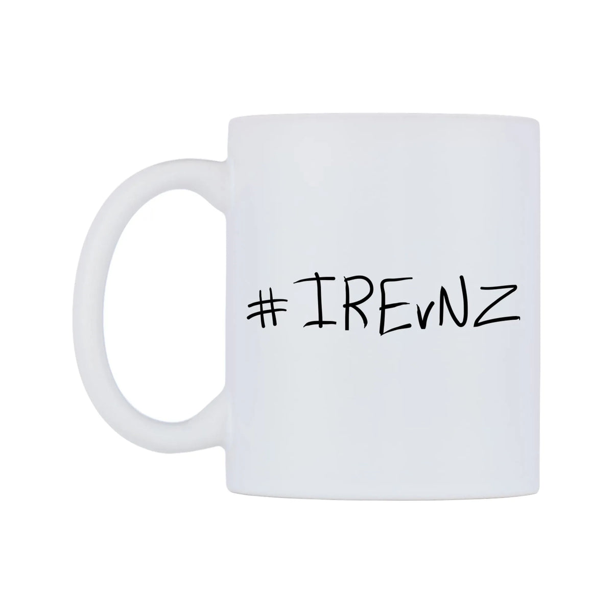 IREvNZ Mug — mug, right side, on a white background