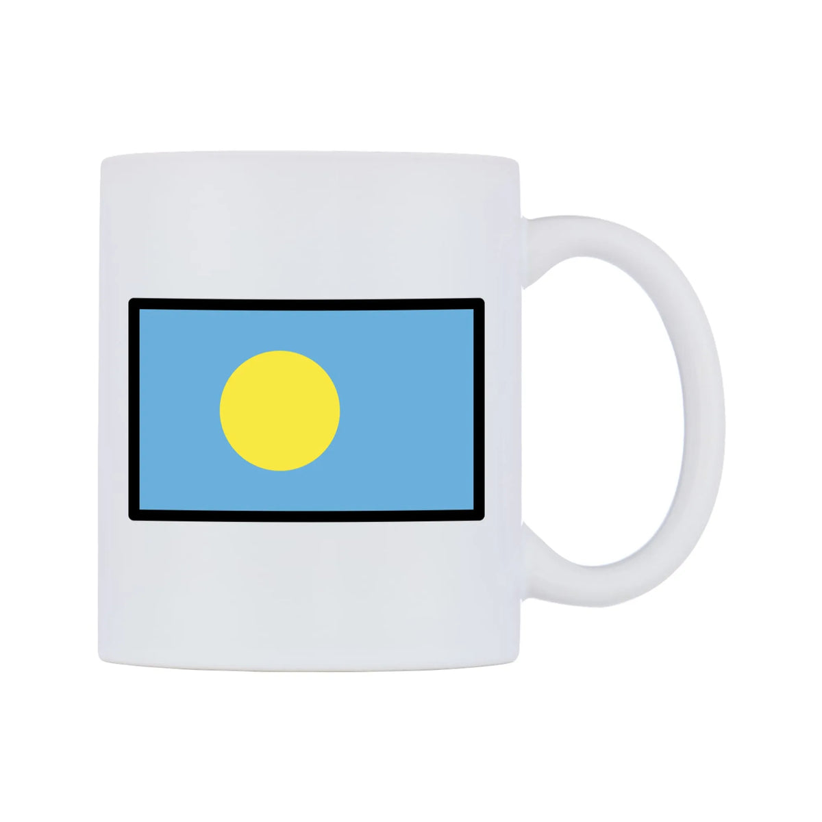 Palau Flag Emoji Mug — mug, left side, on a white background
