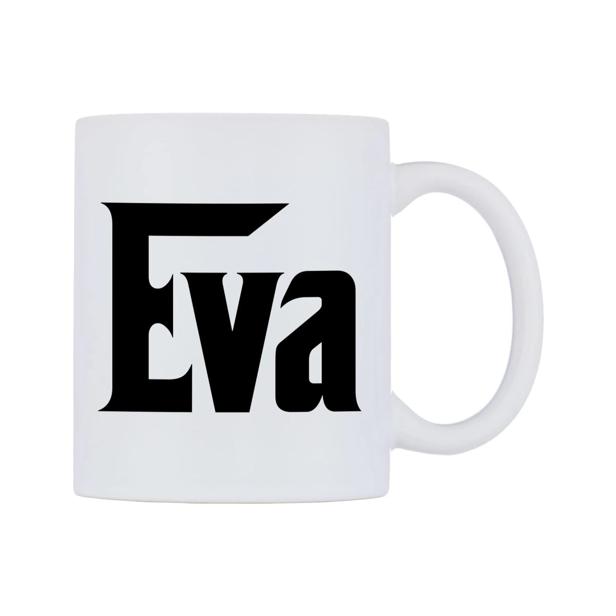 Eva - Godfather Themed Mug — white 11oz gloss mug, left side, on a white background