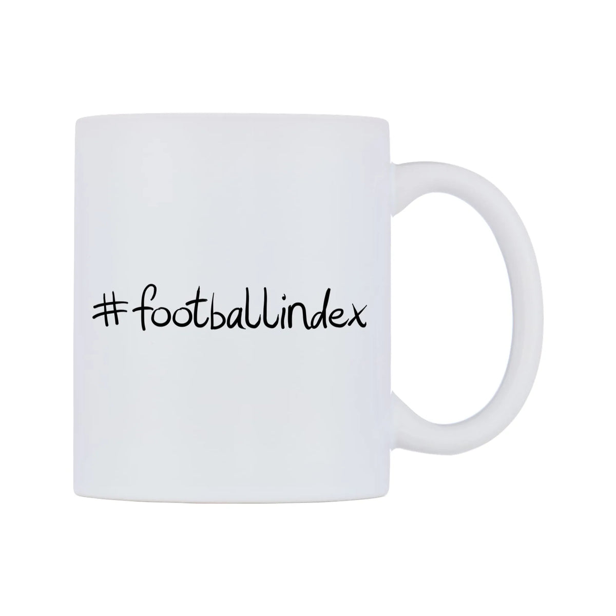footballindex Mug — mug, left side, on a white background