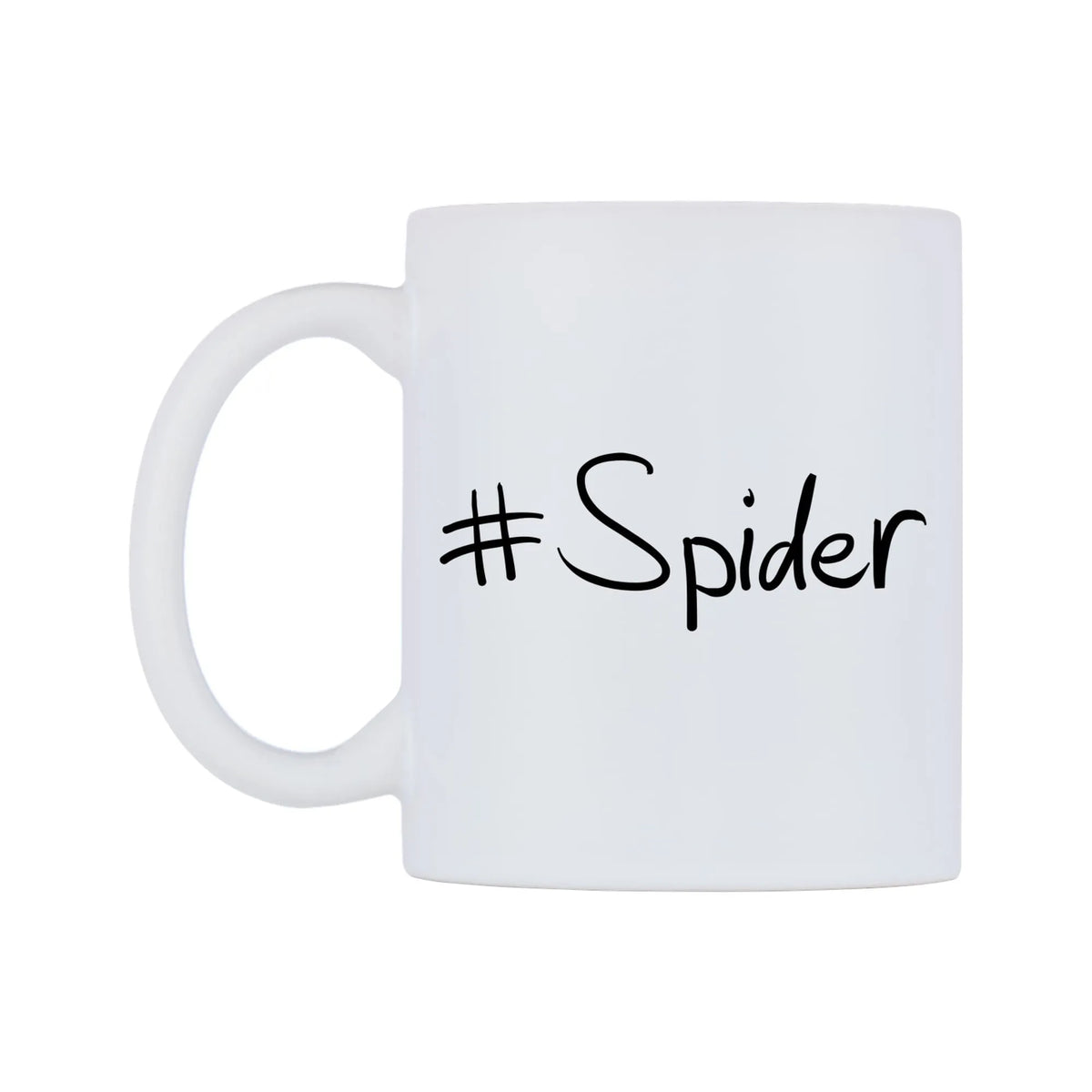 Spider Mug — mug, right side, on a white background