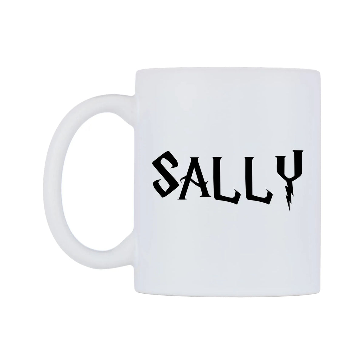 Sally - Wizard Themed Mug — white 11oz gloss mug, right side, on a white background