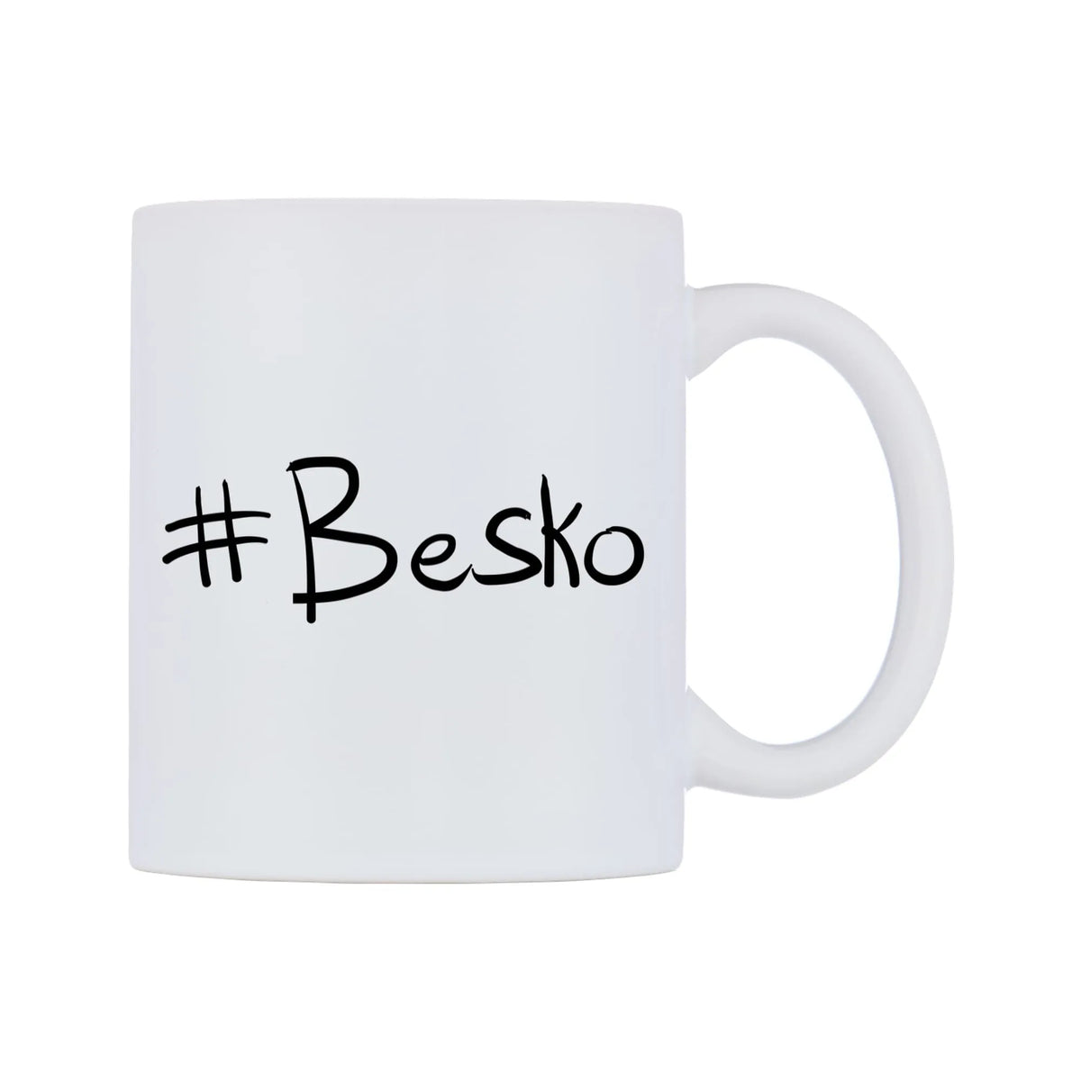 Besko Mug — mug, left side, on a white background