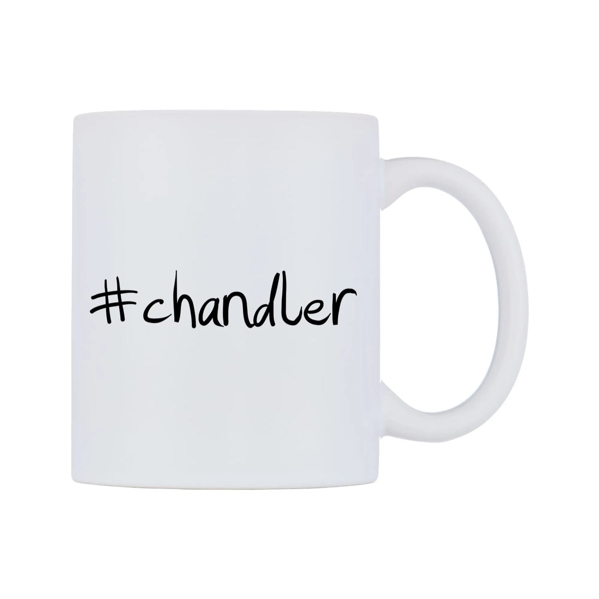 chandler Mug — mug, left side, on a white background