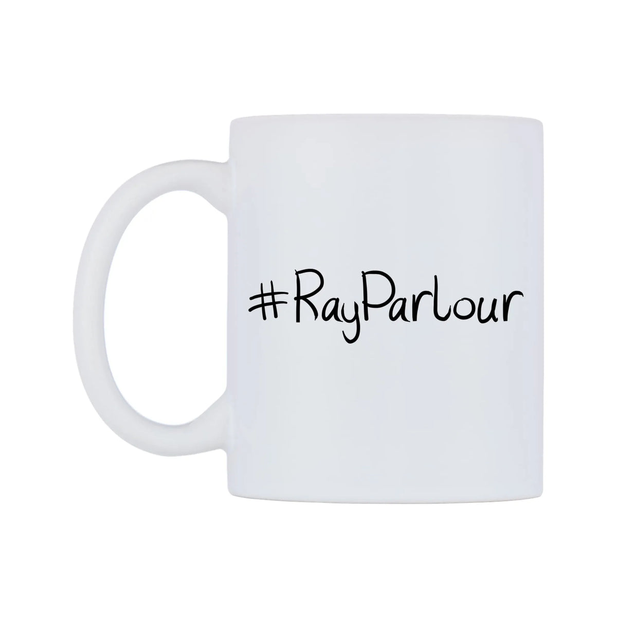 RayParlour Mug — mug, right side, on a white background