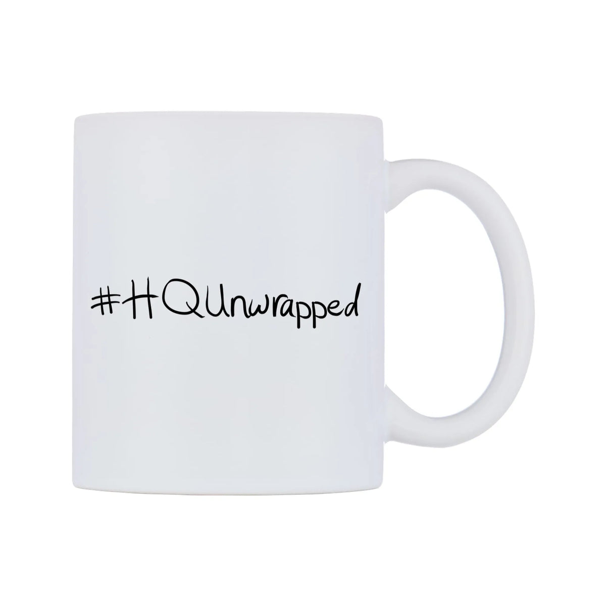 HQUnwrapped Mug — mug, left side, on a white background