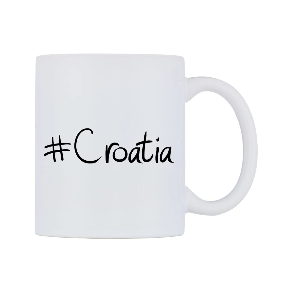 Croatia Mug — mug, left side, on a white background