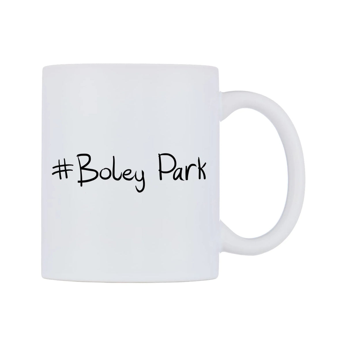 Boley Park Mug — mug, left side, on a white background