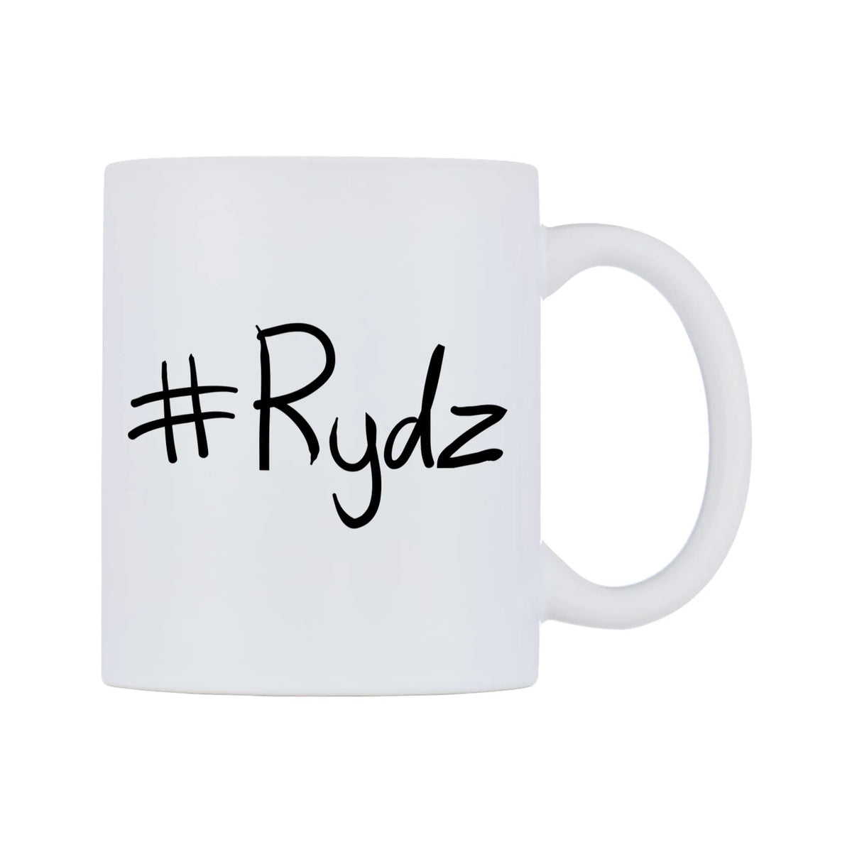 Rydz Mug — mug, left side, on a white background