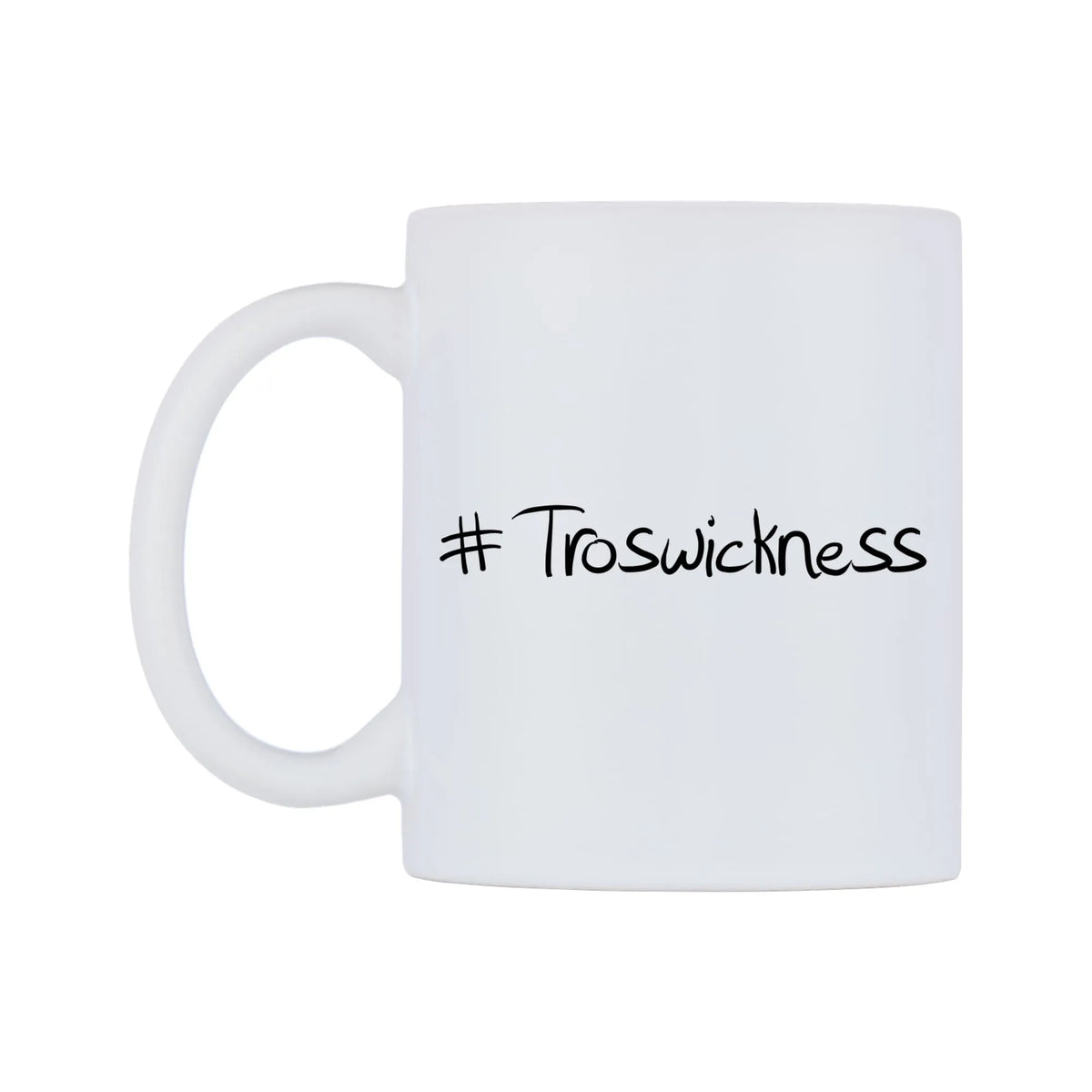 Troswickness Mug — mug, right side, on a white background