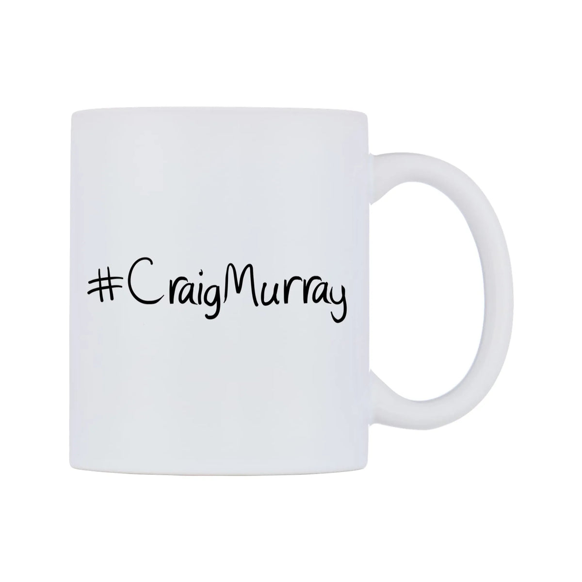 CraigMurray Mug — mug, left side, on a white background
