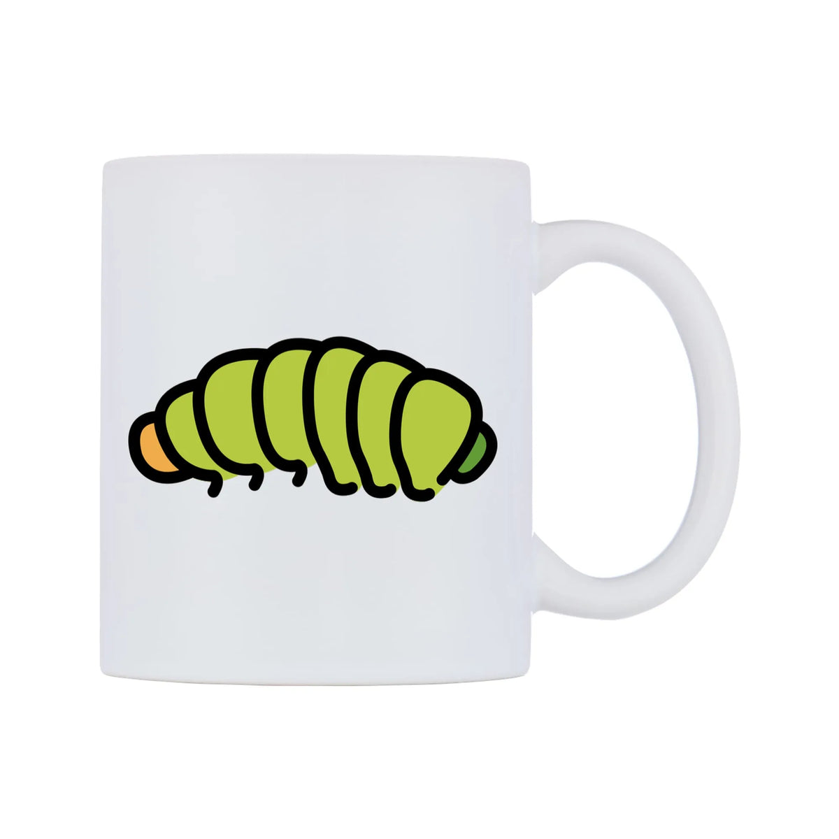 Bug Emoji Mug — mug, left side, on a white background