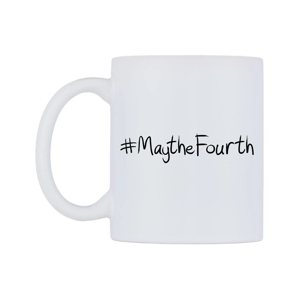 MaytheFourth Mug — mug, right side, on a white background