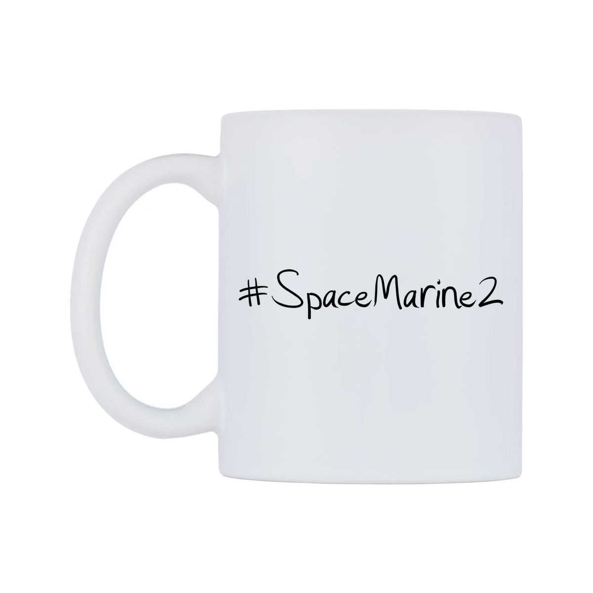 SpaceMarine2 Mug — mug, right side, on a white background