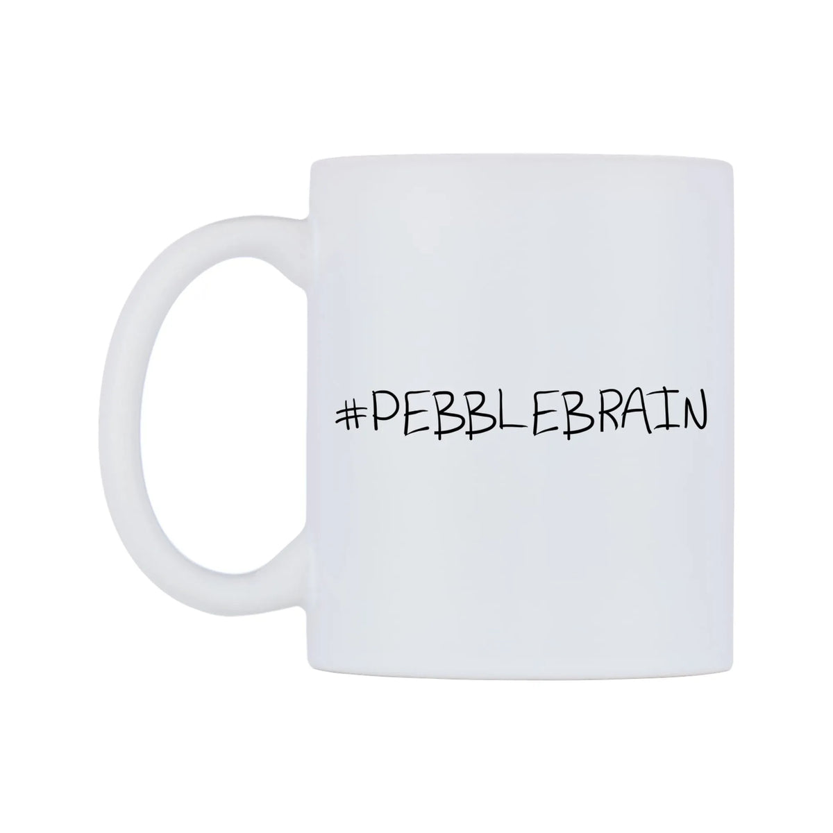 PEBBLEBRAIN Mug — mug, right side, on a white background