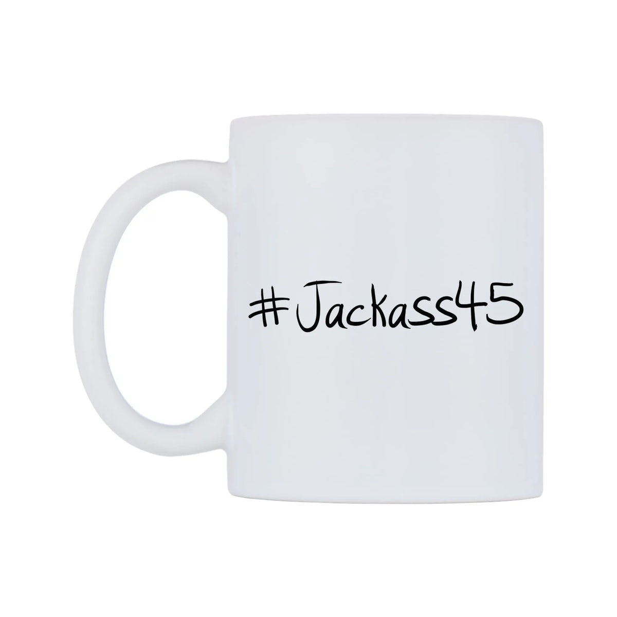 Jackass45 Mug — mug, right side, on a white background