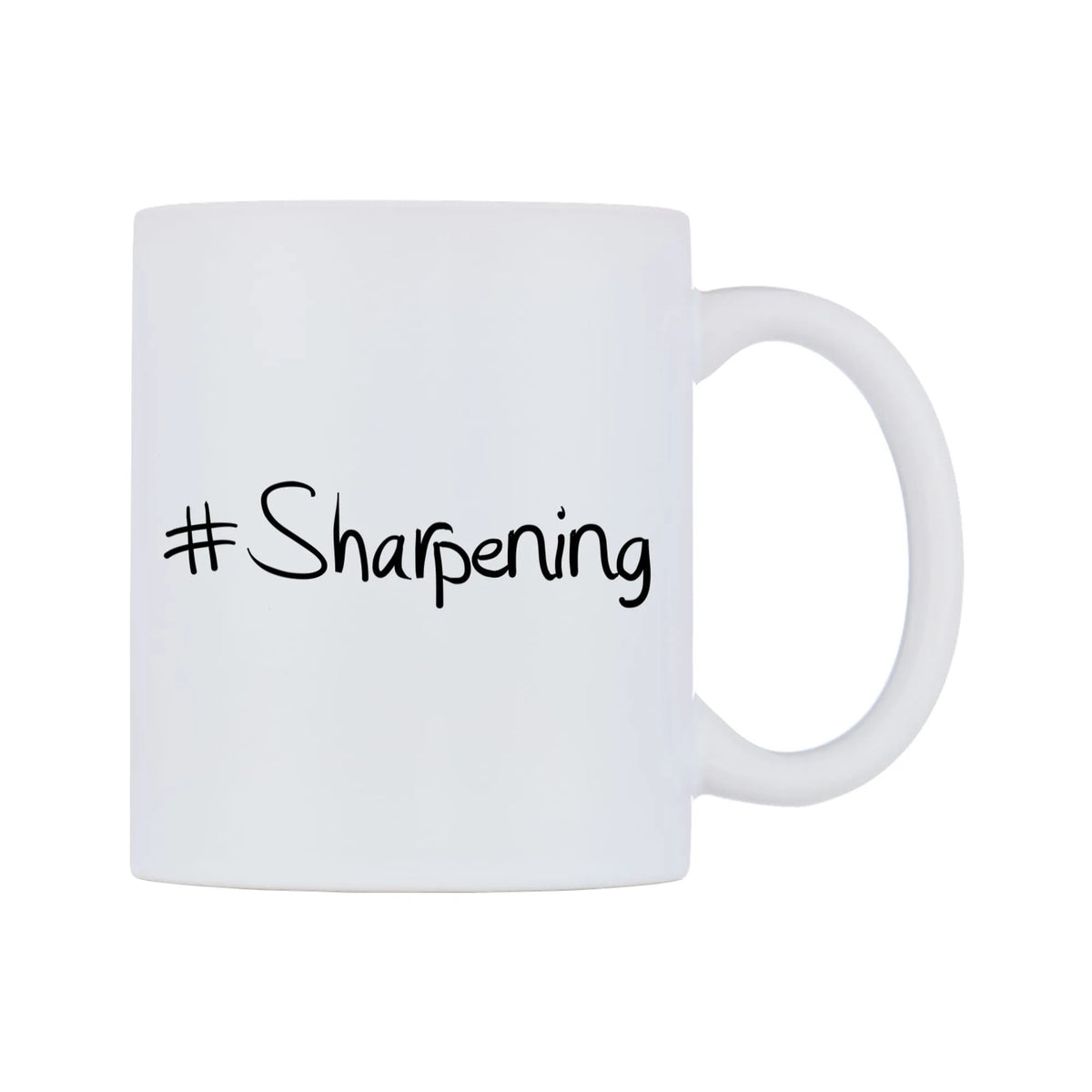 Sharpening Mug — mug, left side, on a white background
