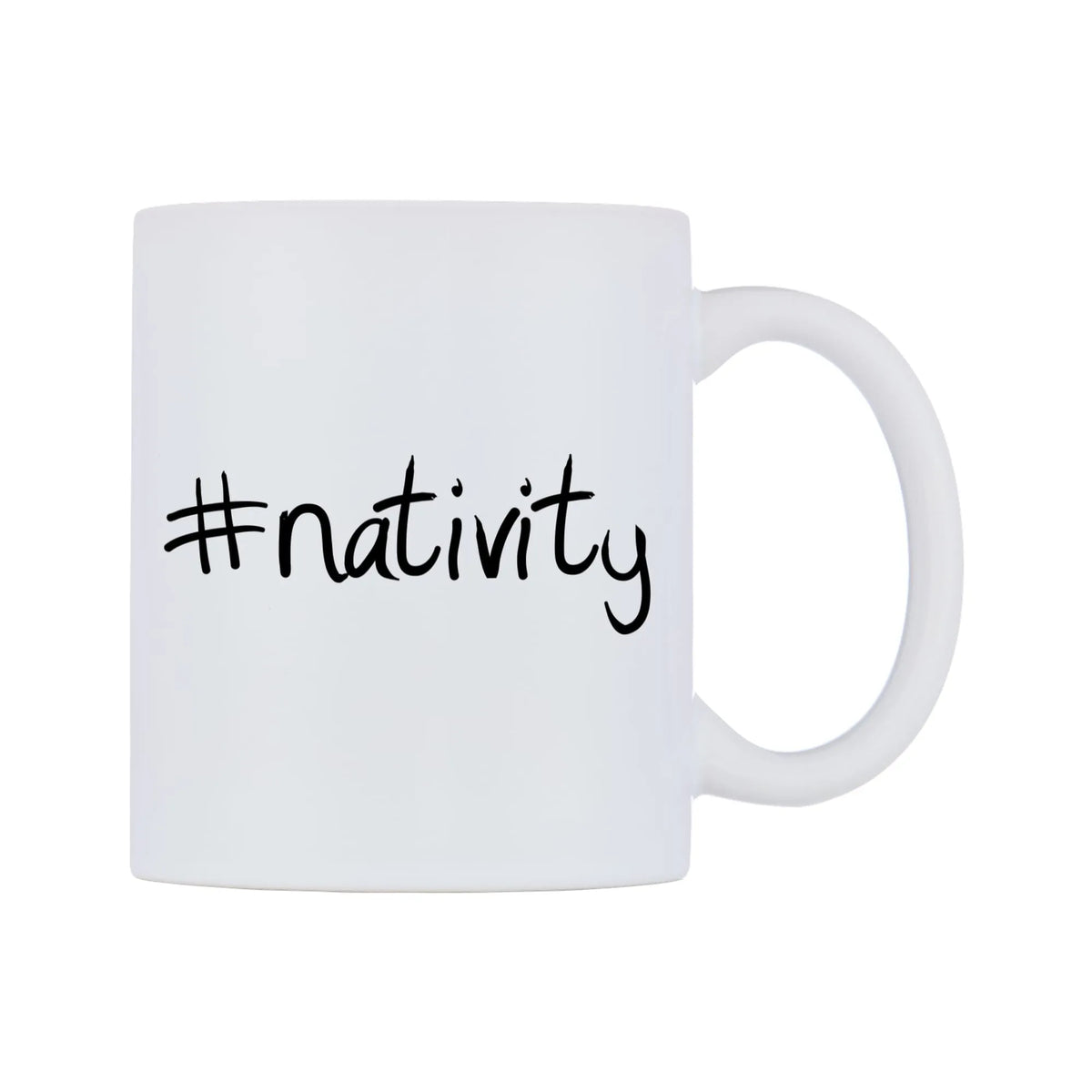 nativity Mug — mug, left side, on a white background