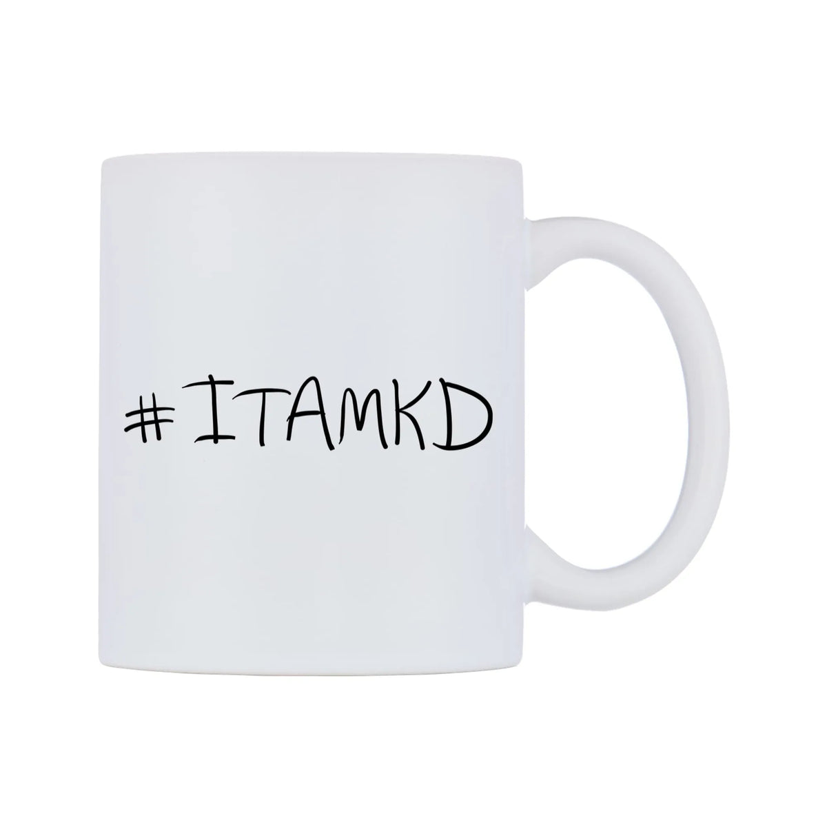 ITAMKD Mug — mug, left side, on a white background