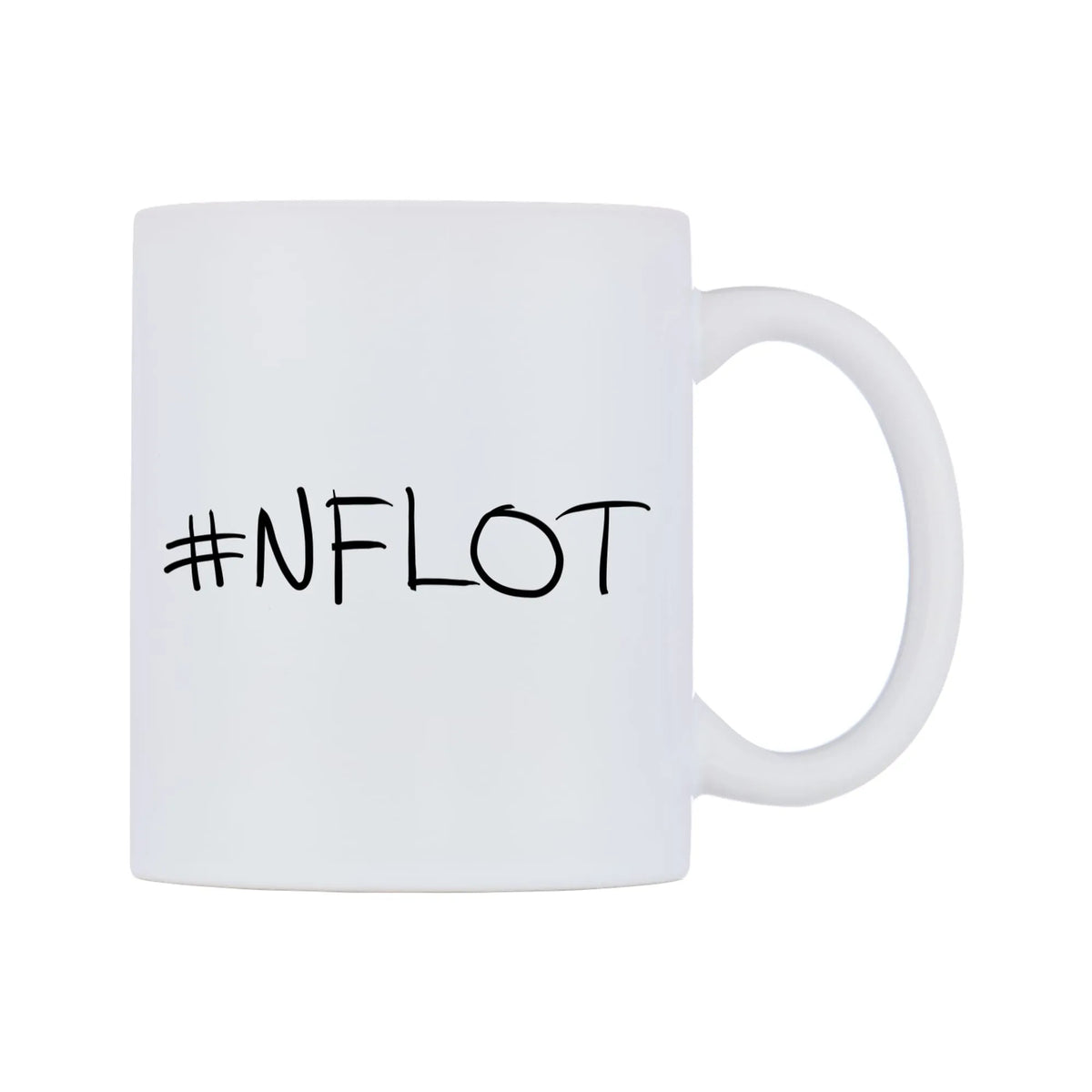 NFLOT Mug — mug, left side, on a white background