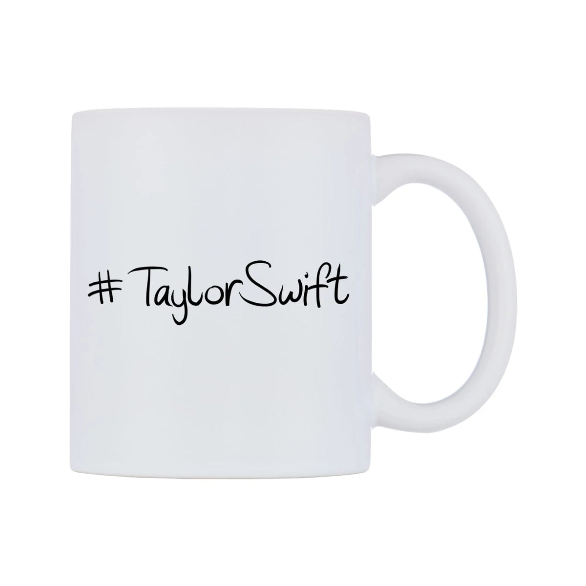TaylorSwift Mug — mug, left side, on a white background