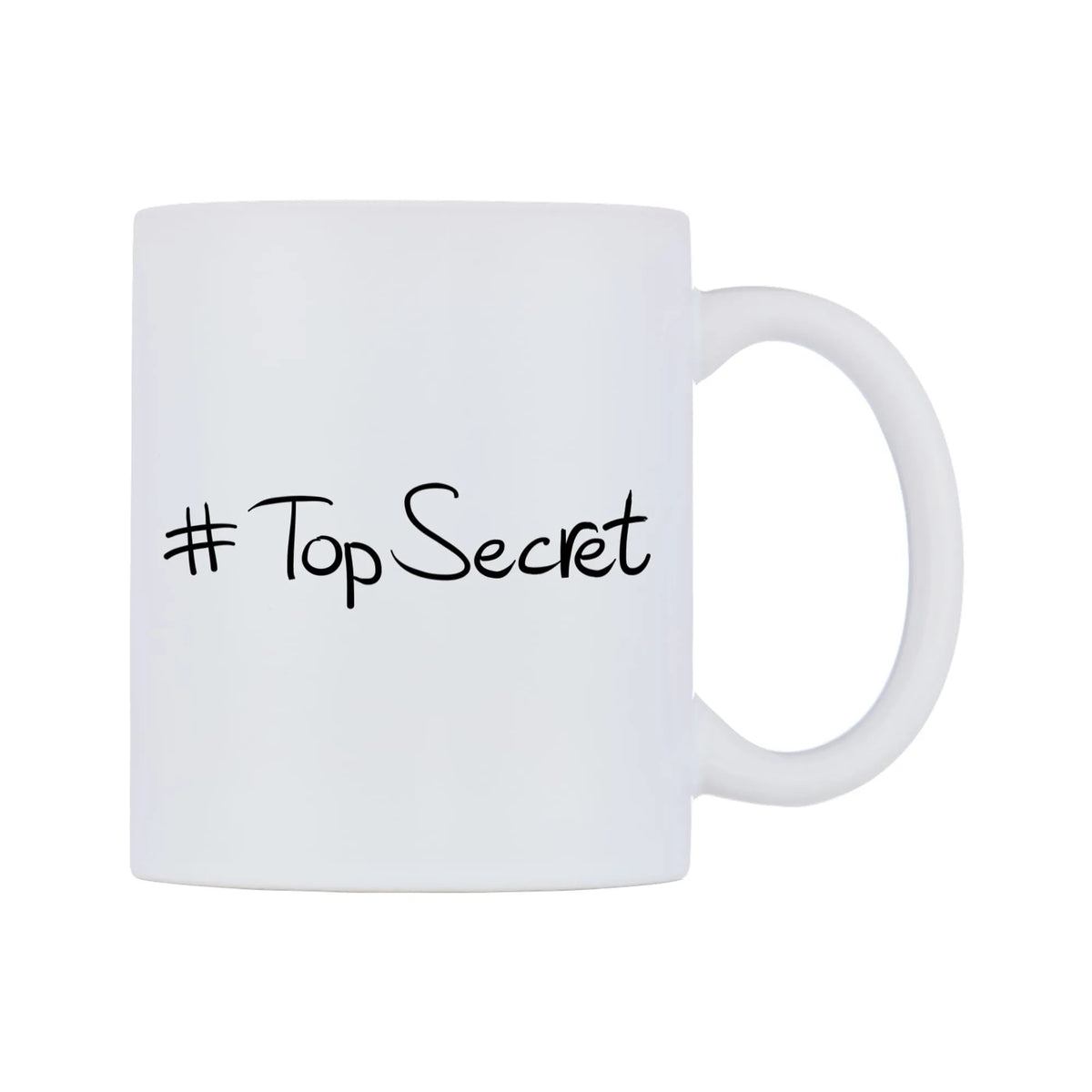 TopSecret Mug — mug, left side, on a white background