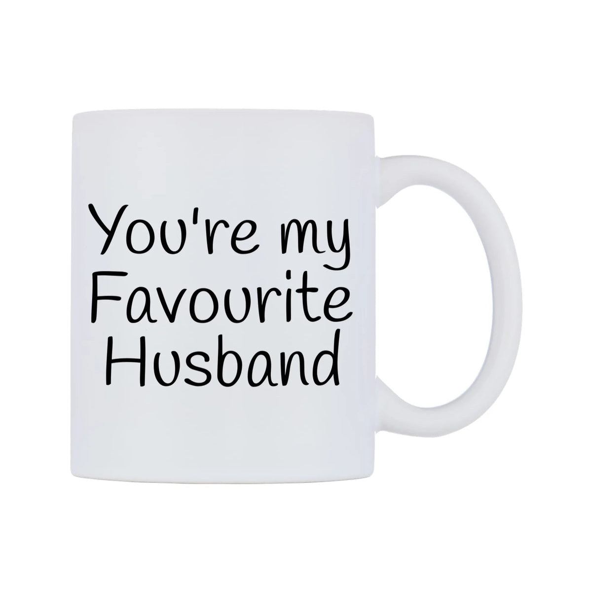 You're My Favourite Husband Mug — mug, left side, on a white background