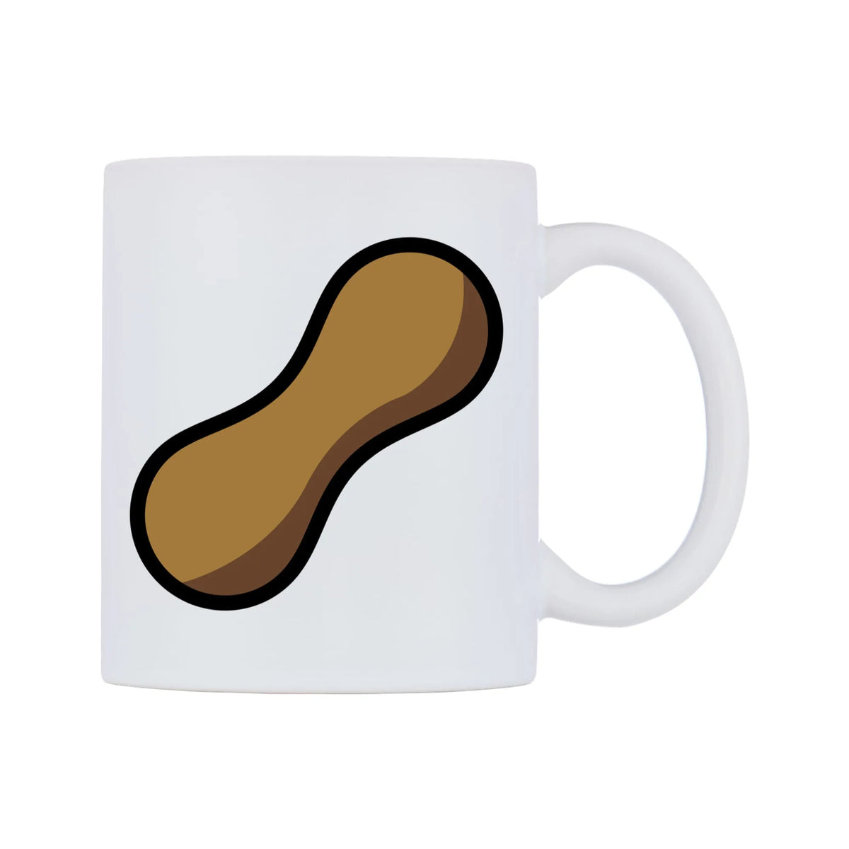 Peanuts Emoji Mug — mug, left side, on a white background