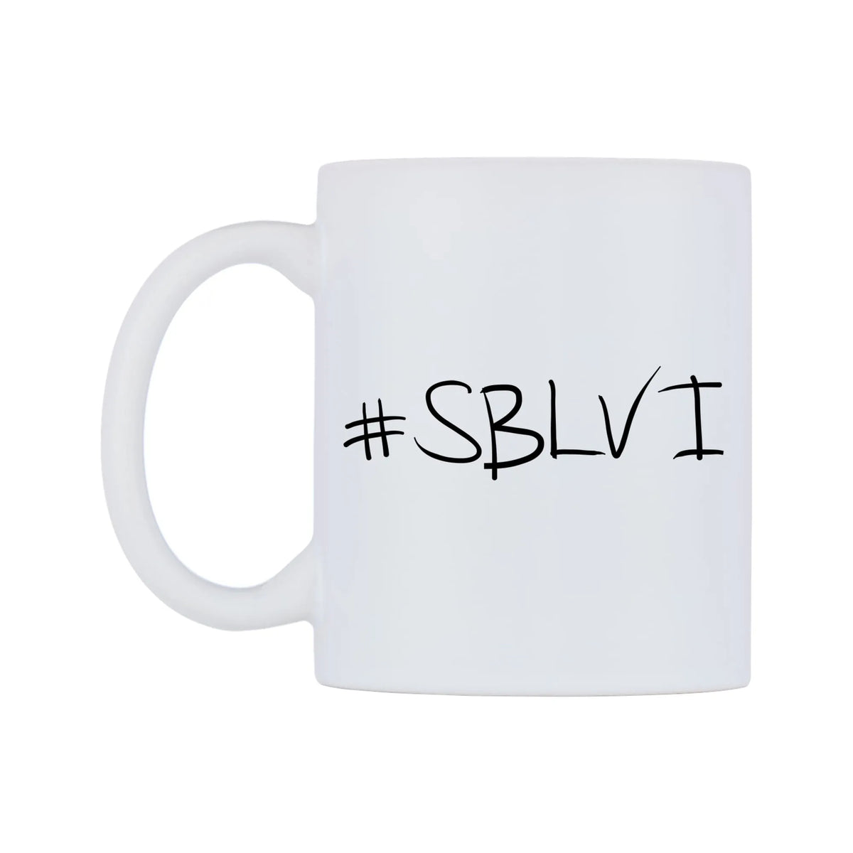 SBLVI Mug — mug, right side, on a white background